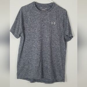Under Armour The Tech Tee. Lightweight Loose Fit. Size Medium. Blue and Gray.